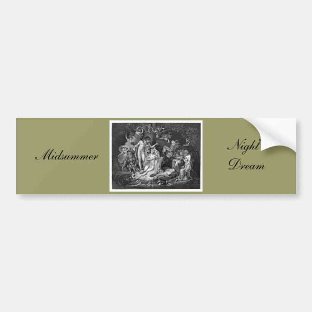 Midsummer Night's Dream Bumper Sticker (Front)