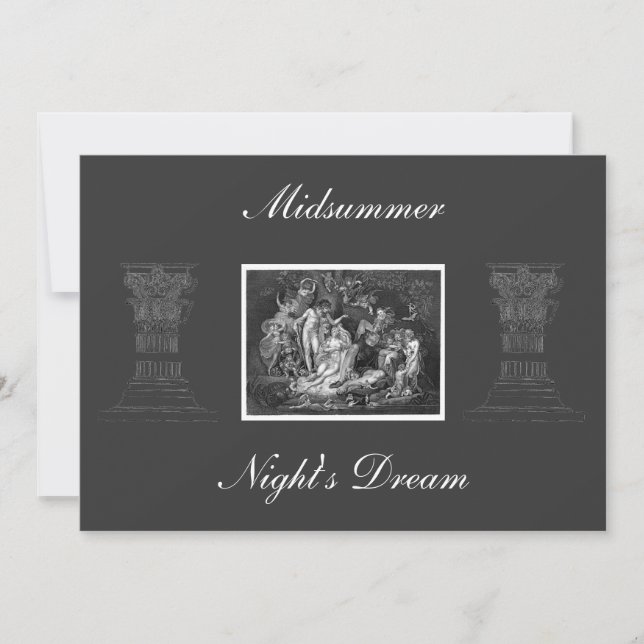 Midsummer Night's Dream Invitation (Front)