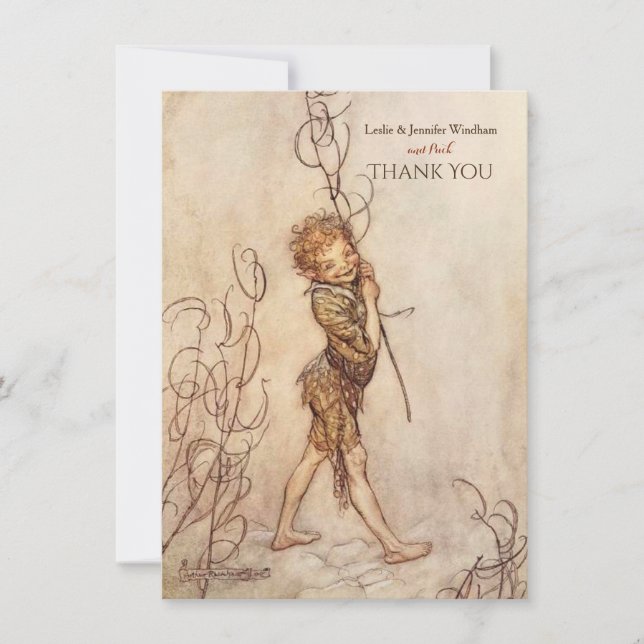 Midsummer Night's Dream Personalised Thank You (Front)