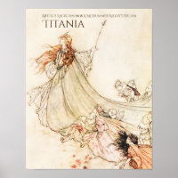 Midsummer Night's Dream Titania Arthur Rackham