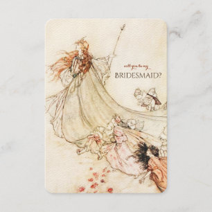 Midsummer Night's Dream Will You Be My Bridesmaid? Invitation