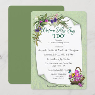 Midsummer Spring Couple Invitation