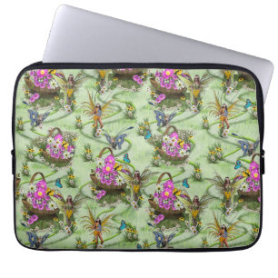 Midsummer Spring Festival Gatherers Laptop Sleeve