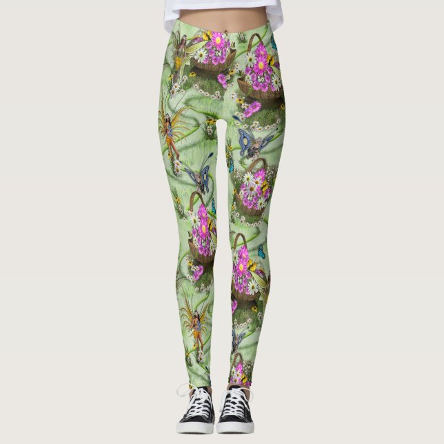 Midsummer Spring Festival Gatherers Leggings (Front)