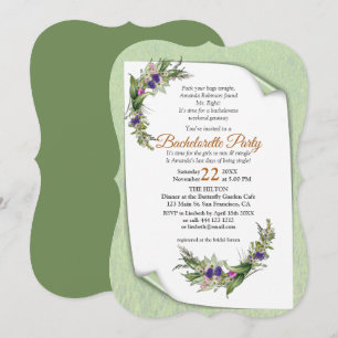 Midsummer Spring flower Invitation