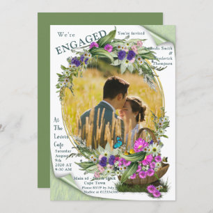 Midsummer Spring Flowers Invitation