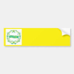 Midsummer symbol sweden bumper sticker