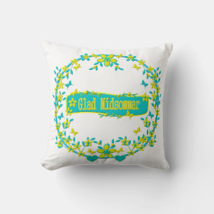 Midsummer symbol sweden cushion