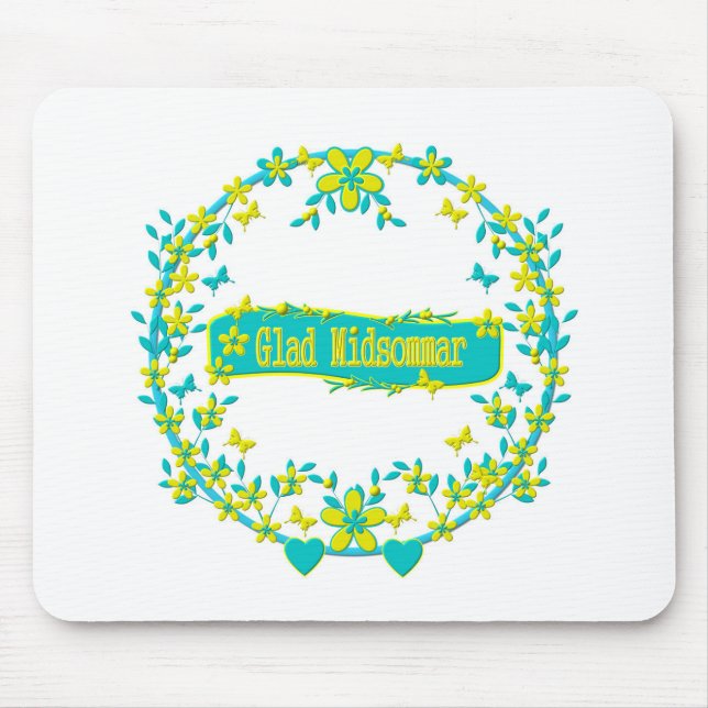 Midsummer symbol sweden mouse pad (Front)
