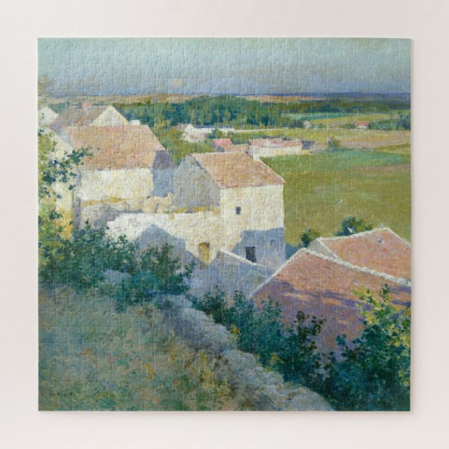 Midsummer Twilight Willard Metcalf Fine Art Jigsaw Puzzle (Vertical)