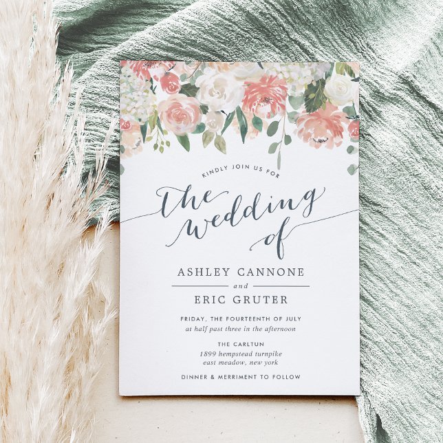 Midsummer | Watercolor Floral Wedding Invitation (Creator Uploaded)