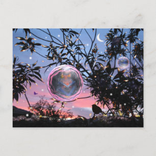 Midsummer's Eve Fairy Bubbles! Postcard