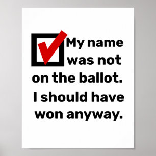 Midterm Election Humour 2022 Poster