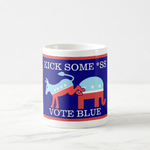 Midterms 2026 Democrats Kick Some *SS Coffee Mug