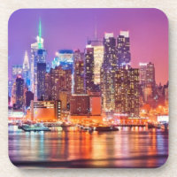 Midtown Manhattan at night with Empire Stae