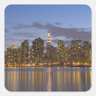 Midtown Manhattan Square Sticker