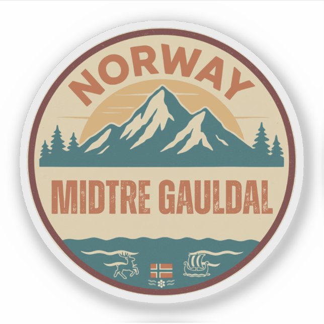 Midtre Gauldal, Norge Norway (Front)