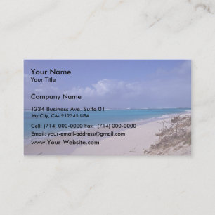 Midway Atoll beach Business Card