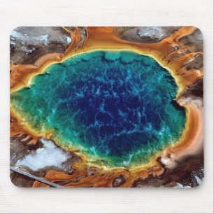 Midway Geyser, Yellowstone, Wyoming Mouse Pad