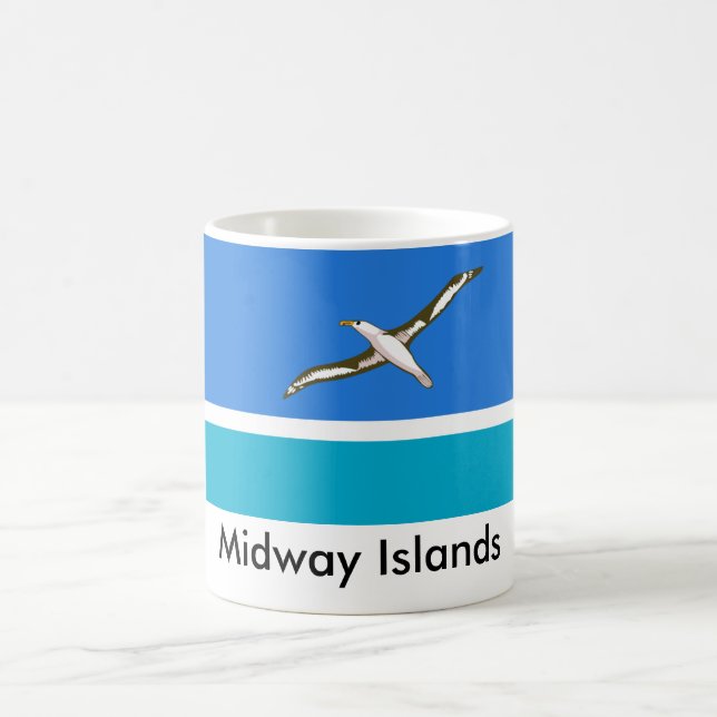Midway Islands Flag Mug (Center)