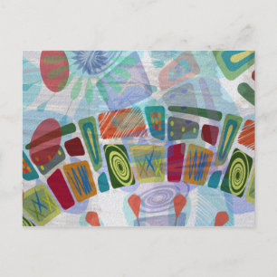 Midway Panels III Postcard