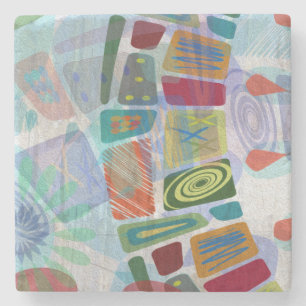 Midway Panels III Stone Coaster