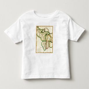 Midwest in the United StatesPanoramic Map Toddler T-Shirt