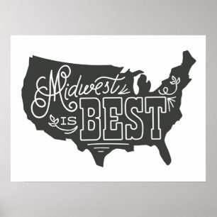 Midwest is Best - Art Print