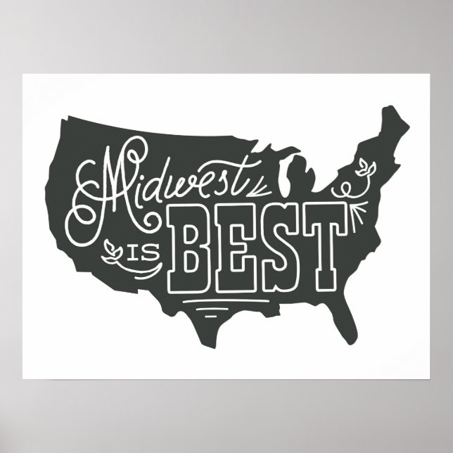Midwest is Best - Art Print (Front)