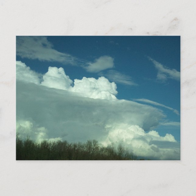 Midwest Storm Clouds Postcard (Front)
