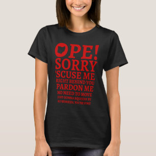 Midwestern Ohio Ope Friendly Midwestern State T-Shirt