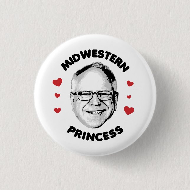 Midwestern Princess 3 Cm Round Badge (Front)