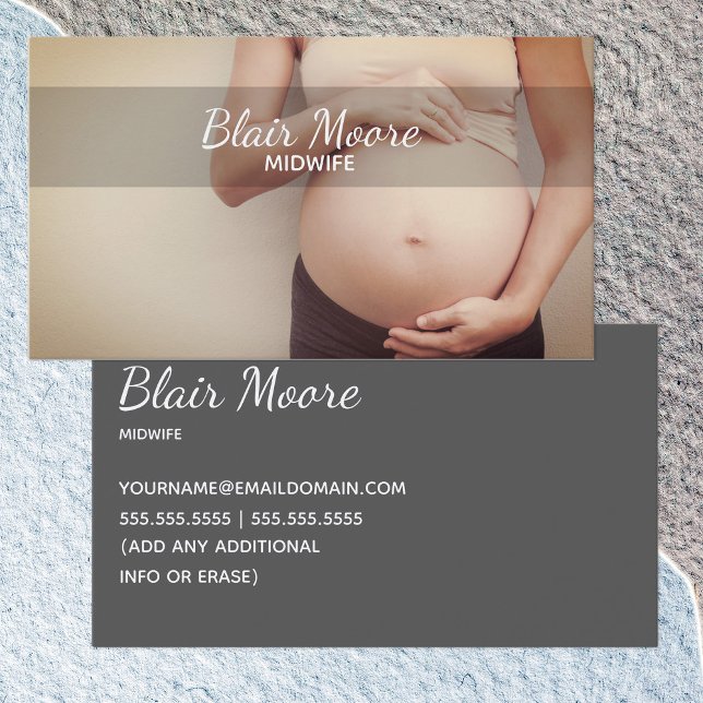 Midwife Birth Doula Business Card (Midwife Birth Doula Business Card)