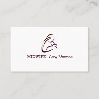 Midwife Caregiving Nurse Nursing Health Care Business Card