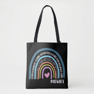 Midwife Compassionate Caring Dedicated Loving Fun Tote Bag
