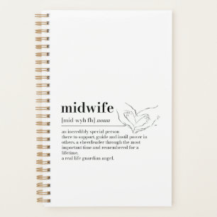 Midwife Definition Journal Planner Gift