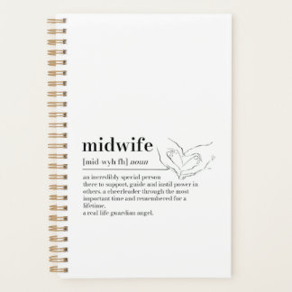 Midwife Definition Journal Planner Gift