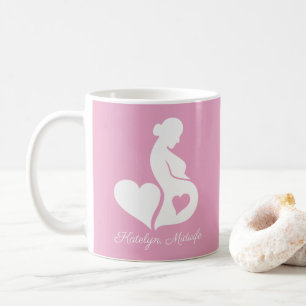 Midwife Doula Beautiful Personalised Pink Coffee Mug