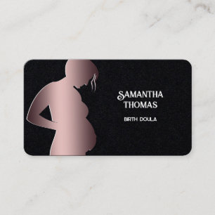 Midwife Doula Lactation Premium Business Card