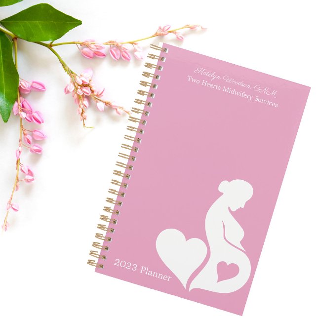 Midwife Doula or OBGYN Beautiful Custom Pink 2026 Planner (Creator Uploaded)