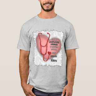 Midwife Nurse Red Heart t-shirt