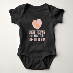 Midwife Obstetrician Obgyn Cute Baby Doula Bodysuit