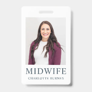 Midwife Photo ID Badge