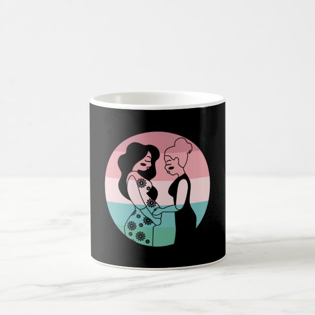 Midwife Pregnancy Birth Gift Thank You Coffee Mug (Center)