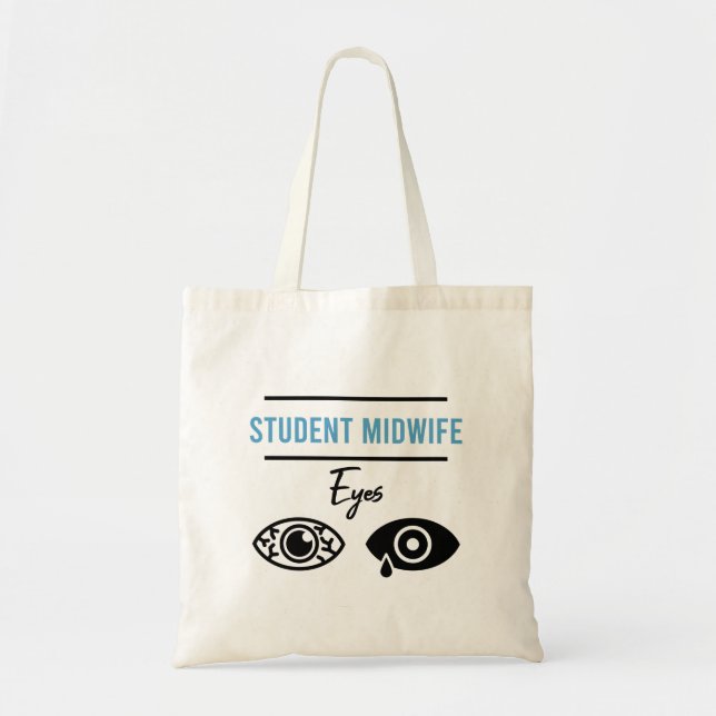 Midwife Student Costume Midwifery Funny Gift Tote Bag (Front)