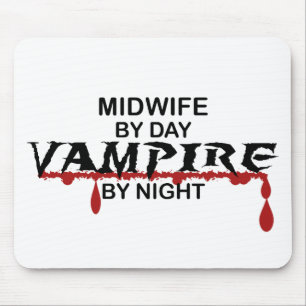 Midwife Vampire by Night Mouse Pad