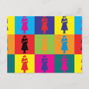 Midwifery Pop Art Postcard