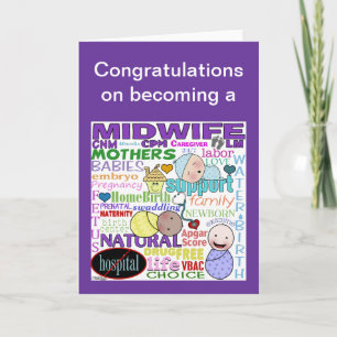 Midwifery Terminology-Subway Art Card