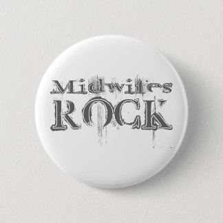 Midwifes Rock 6 Cm Round Badge