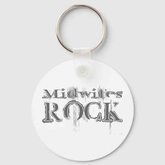 Midwifes Rock Key Ring (Front)